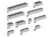 LEGO - Assorted Light Grey Bricks 10145 - (New & Sealed)