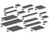 LEGO - Assorted Dark Grey Plates 10149 - (New & Sealed)
