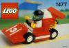 LEGO - Red Race Car Number 3 1477 - (New & Sealed)
