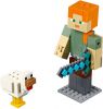 LEGO - Minecraft Alex BigFig with Chicken 21149 - (New & Sealed)
