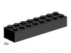 LEGO - 2x8 Black Bricks 3463 - (New & Sealed)
