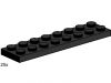 LEGO - 2x8 Black Plates 3489 - (New & Sealed)