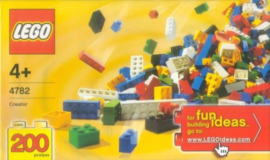 LEGO Bulk Set 200 bricks 4782 (New Sealed)