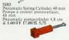 LEGO - Pneumatic Spring Cylinder 48 mm Red 5103 - (New & Sealed)