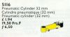 LEGO - Pneumatic Piston Cylinder 32 mm 5116 - (New & Sealed)