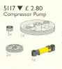 LEGO - Compressor Pump for 8868 5117 - (New & Sealed)