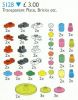 LEGO - Transparent Plates, Bricks, Toolholders 5128 - (New & Sealed)
