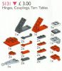 LEGO - Hinges, Couplings, Turntables 5131 - (New & Sealed)