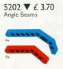 LEGO - Angle Beams, Red and Blue 5202 - (New & Sealed)