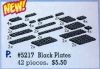 LEGO - Black Plates Assorted 5217 - (New & Sealed)