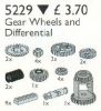 LEGO - Technic Gear Wheels and Differential Housing 5229 - (New & Sealed)