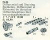 LEGO - Differential Housing and Steering Elements 5242 - (New & Sealed)