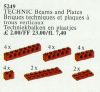 LEGO - 20 Technic Beams and Plates Red 5249 - (New & Sealed)
