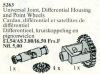 LEGO - Universal Joint, Differential Housing and Point Wheels 5263 - (New & Sealed)