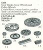 LEGO - Gear Racks, Gear Wheels and Pulley Wheels 5266 - (New & Sealed)