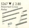 LEGO - Assorted Cross Axles 5267 - (New & Sealed)