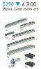LEGO - Plates, Gear Racks 5290 - (New & Sealed)
