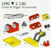 LEGO - Crane and Digger Accessories 5390 - (New & Sealed)