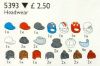LEGO - Headgear (Hats and Hair) 5393 - (New & Sealed)