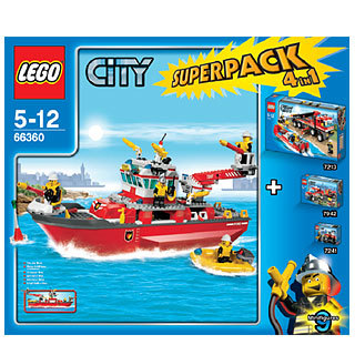 LEGO - City Super Pack 4 in 1 66360 - (New & Sealed): Sell2BBNovelties.com: Sell TY Beanie Babies, Action Figures, Barbies, Cards Toys selling online