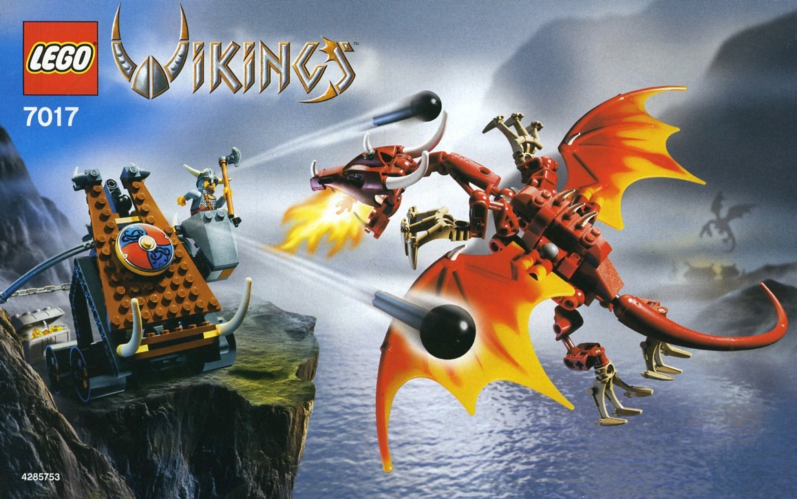 LEGO - Viking Catapult versus the Nidhogg Dragon 7017 - (New & Sealed): Sell2BBNovelties.com: Sell Beanie Babies, Action Figures, Barbies, Cards Toys