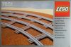 LEGO - 8 Curved Rails Grey 4.5V 7851 - (New & Sealed)