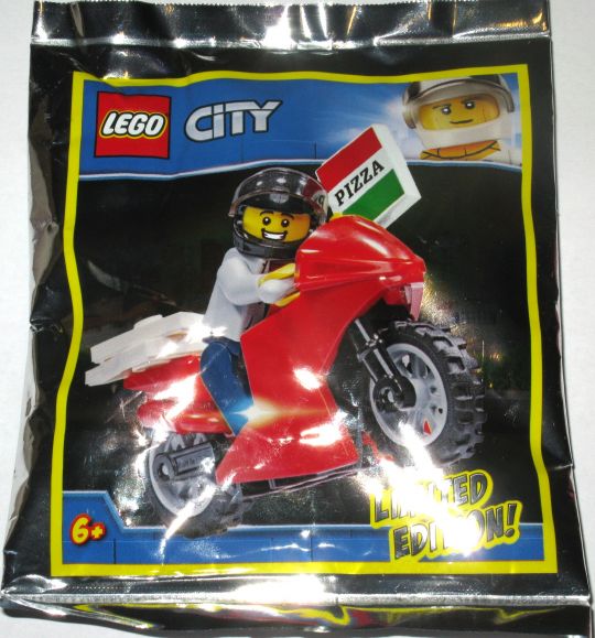 LEGO - Pizza Delivery Biker 951909 - (New & Sealed)