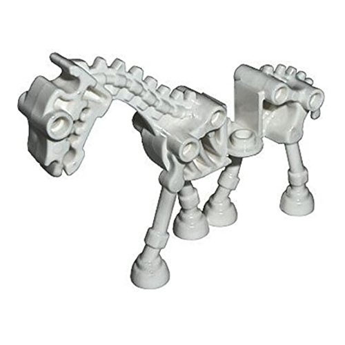 Lego White Skeleton Horse Minifigure like new 