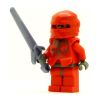 LEGO Minifigure - Castle - SANTIS the Red Knight with Sword (Mint)