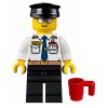 LEGO Minifigure - City - AIRPORT PILOT with Red Mug (Mint)