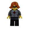 LEGO Minifigure - City - BANDIT (Female - Eye Mask) (Mint)