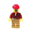 LEGO Minifigure - City - CONSTRUCTION WORKER (Flannel Shirt) (Mint)