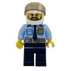 LEGO Minifigure - City - POLICE OFFICER (Helmet & Beard) (Mint)