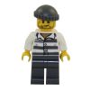 LEGO Minifigure - City - PRISONER (Gray Legs & Gray Knit Cap) (Mint)