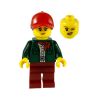 LEGO Minifigure - City - SAFARI TOURIST with Red Ball Cap (Mint)