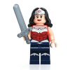 LEGO Minifigure - DC Comics Super Heroes - WONDER WOMAN with Sword (Dark Blue Pants) (Mint)