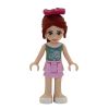 LEGO Minifigure - Friends - MIA (Pink Skirt & Bow) (Mint)