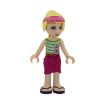 LEGO Minifigure - Friends - STEPHANIE (Green/White Shirt & Pink Visor) (Mint)