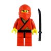 LEGO Minifigure - RED NINJA with Sword (Mint)
