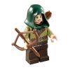 LEGO Minifigure - The Hobbit - MIRKWOOD ELF GUARD with Cowl & Bow (Light Green) (Mint)