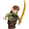 LEGO Minifigure - The Hobbit - MIRKWOOD ELF GUARD with Sword and Long Hair (Light Green) (Mint)