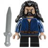 LEGO Minifigure - The Hobbit - THORIN in Blue Shirt with Sword (Laketown) (Mint)