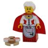 LEGO Minifigure - Holiday - MRS. CLAUS with Cookies (Mint)