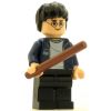 LEGO Minifigure - Harry Potter - HARRY POTTER in Blue Shirt with Wand (Mint)