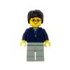 LEGO Minifigure - Harry Potter - HARRY POTTER (Dark Blue Jacket) (Mint)