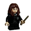 LEGO Minifigure - Harry Potter - HERMIONE GRANGER w/ Wand (Slytherin Robe) (Mint)