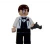 LEGO Minifigure - Indiana Jones - INDIANA JONES (White Tux Jacket) w/ Gun (Mint)
