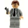 LEGO Minifigure - Indiana Jones - INDIANA JONES in Gray Suit with Gun (Mint)
