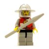 LEGO Minifigure - Kingdoms - LION KNIGHT with Helmet & Spear (Mint)