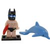LEGO Minifigure - The Lego Batman Movie Series 2 - SWIMSUIT BATMAN with Dolphin (Mint)